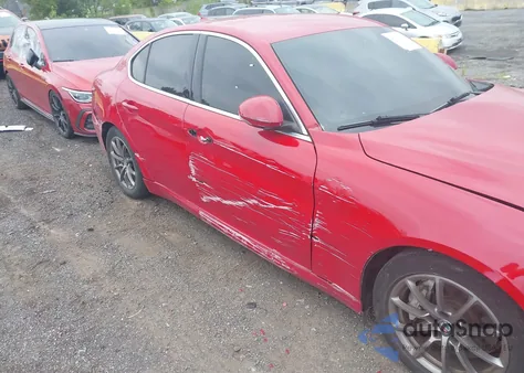 2018 Alfa Romeo Giulia Rwd from USA, damaged, VIN ZARFAEBN6J7580088